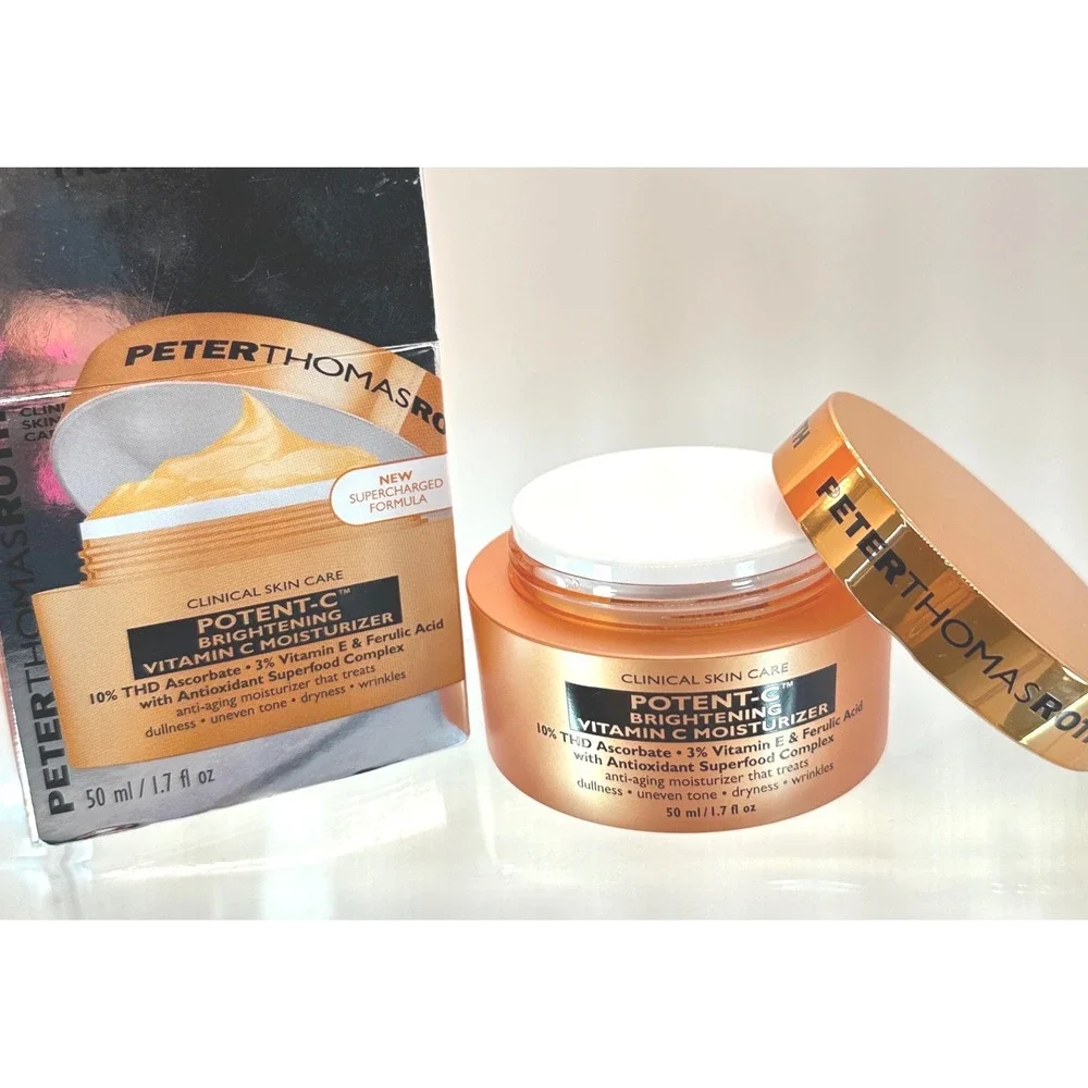Peter Thomas Roth Potent-C Moisturizer Women 1.7oz Orange‎ Brightening Vitamin C